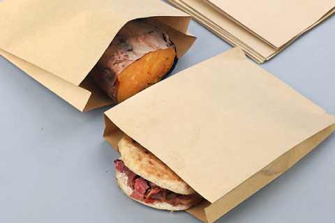 卸売クラフト紙袋 - 通気性と食品安全性の特徴