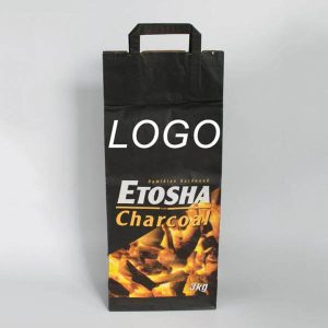 bolsas de carbon lump charcoal paper bags kraft paper bag for charcoal 2