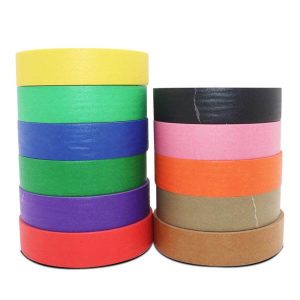 čínský výrobce továrny s vysokou teplotou lepicí pásky pro automatické použití tištěné maskovací pásky pro 3d tisk barevných papírových pásek 1