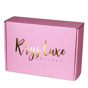 l'imballaggio su ordinazione dell'abbigliamento delle scatole di spedizione del cartone ondulato rosa con il logo, scatola della biancheria intima della lingerie per il contenitore del regalo del mailer del panno del vestito 1