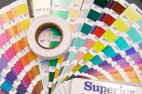 Tape med specialtryk - farvepalette