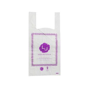 keskkonnasõbralik supermarket plastikust selge shopping t-särgid kott tugev tõmbamine ja rebimine aktsepteerida kohandatud disaini tellimus 1