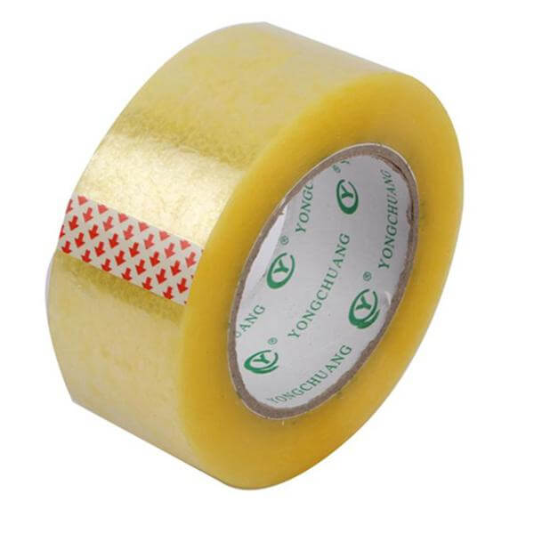 Factory Direct Sale Adhesive BOPP Gum Tape for Packing Use Printed Bopp Tape  Rolls Waterproof Carton Package Carton Box Rubber