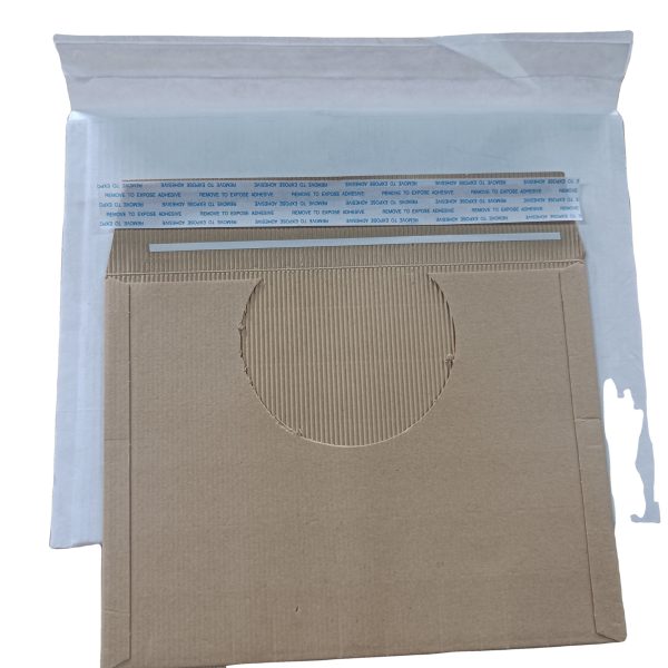 Factory customized printing LOGO envelope corrugated kraft paper bags simple square vintage business gift envelopes - 2