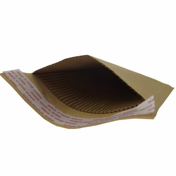 Factory customized printing LOGO envelope corrugated kraft paper bags simple square vintage business gift envelopes - 1