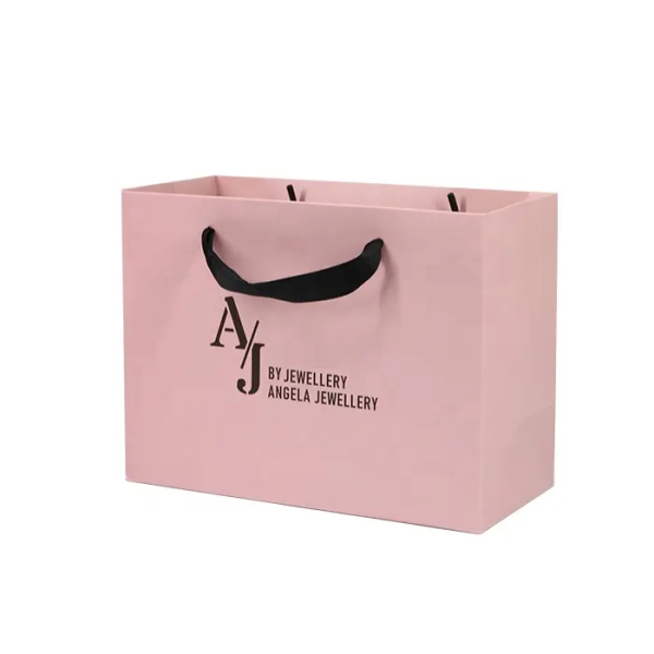 Custom Luxury Gift Garment Paper Shopping Bags With Logo Print - 2