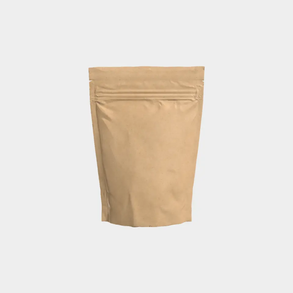 personalized eco friendly brown bolsas de papel vellum food grade craft kraft paper packing bags with custom logo print - 1