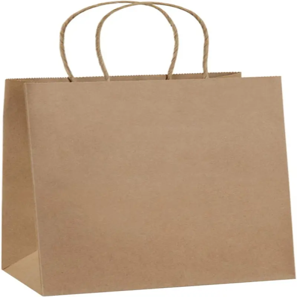 Factory High Quality Cheap Kraft Paper Bags Carrying Bag Print with Handles China Customized Promotion Offset Printing Accept - 1