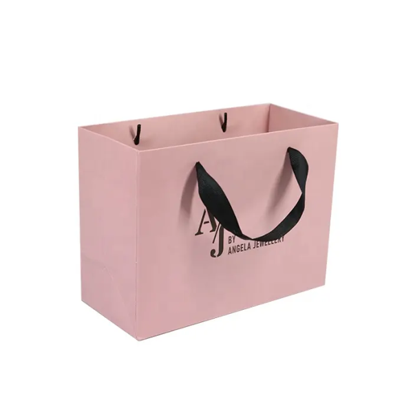 Custom Luxury Gift Garment Paper Shopping Bags With Logo Print - 5