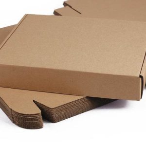 en stock bajo moq cuadrado biodegradable color plano kraft zapato corrugado mailer papel embalaje cartón envío caja 3
