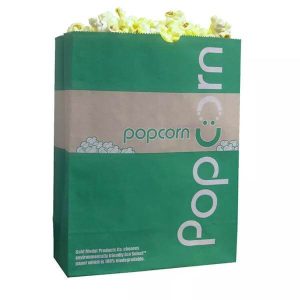 large stock eco friendly kraft paper bag for popcorn 1