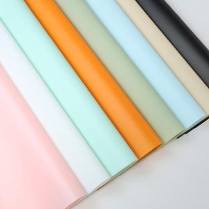 matte colorful waterproof plastic crafts gift wrap bouquet flowers wrapping paper gift box packaging 1
