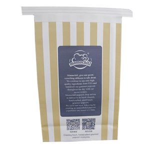 nuevo diseño de lujo palomitas de maíz bolsas de embalaje, snack bolsa de papel 6