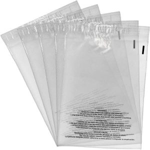 オリィ袋 6x9、8x10、9x12、11x14 明確な opp の pe のプラスチック自己シールは窒息の警告 1 と袋に入れます
