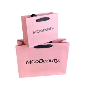 premium kohandatud paberi kulutõhusad kinkekotid jaemüügikott kosmeetikatoodete ostukott luksuskott koos logoga 1