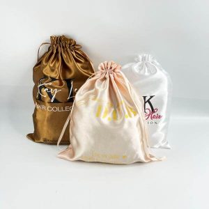 pequeño negocio personalizado peluca embalaje bolsas de satén almohada y cajas de envío de regalo para el embalaje del pelo 1