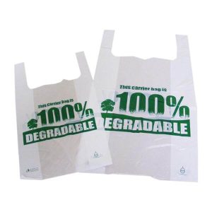 blanco pp farmacias bolsa de la compra bolsas de embalaje bolsas de comestibles transparente camiseta supermercado tienda paquete de plástico pe hdpe 1