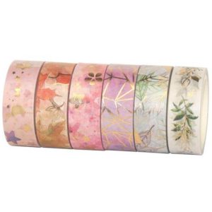 engros selvklæbende tape med specialprint dekorativ washi-tape assorteret 1