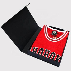 wholesale custom logo luxury eco friendly art paper recycled cardboard t shirt apparel storage packaging box for clothes 1