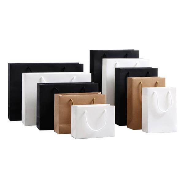 Wholesale Gift Shoes Clothing Packaging Thick Kraft Paper Bag Corporate ...