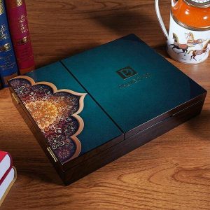 wholesale handmade custom printed wood box wooden chocolate gift box 3