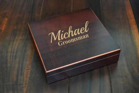 gift boxes wholesale - Engraved Metal Plates