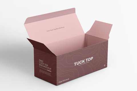 hurtowe pudełka na prezenty - zamknięcie Tuck-Top