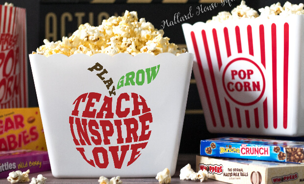 Popcornposer i løs vægt - Genanvendelige popcornbeholdere