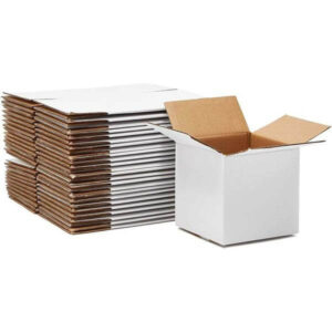 china top manufacturer custom corrugated cardboard shipping packaging white 8x8x6 shipping box 1