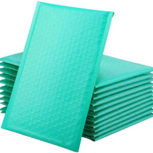 oem wholesale custom packaging plastic bags teal green poly bubble mailer envelope free sample mailing bag for clothing shipping 1