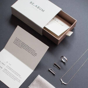 aangepaste armband papier geschenk sieraden verpakking doos sieraden ring verpakking sieraden doos met logo 1
