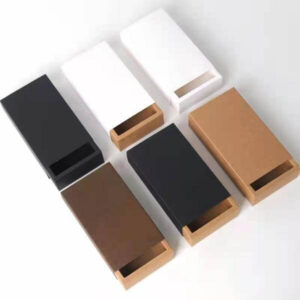 anpassad design låda förvaring papper förpackningslåda för miljövänliga paket kraftpapper låda smycken förpackning 1