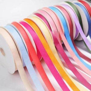factory direct sale polyester colorful printing grosgrain ribbons with custom logo 1