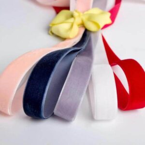 hot sale velvet ribbon single face velvet ribbon wholesale 1