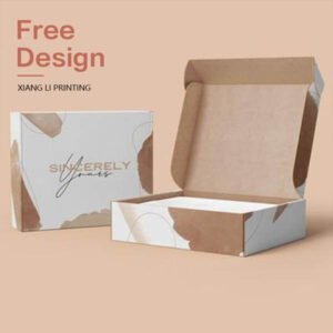 2024 Hersteller benutzerdefinierte gedruckt Farbe Karton Mailer Versand Postkasten Papier Verpackung Wellpappe Versandkarton für Kleidung 1