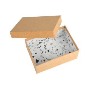 scatola regalo di grande capacità scatola di sughero foderato imballaggio sughero carta da imballaggio scatola di immagazzinaggio con coperchio 1