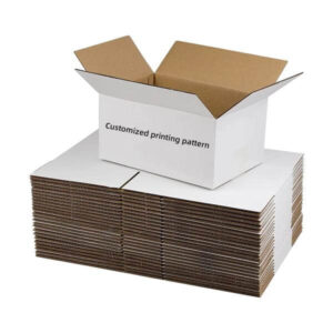 卸し売りによって印刷される包装の波形箱注文の船積みの移動カスタマイズされたボール紙の保護速達プロダクト箱 1