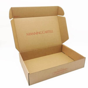 customized size logo small shipping box cosmetic corrugated shipping mailer box e commerce shipping box for garment packing 1