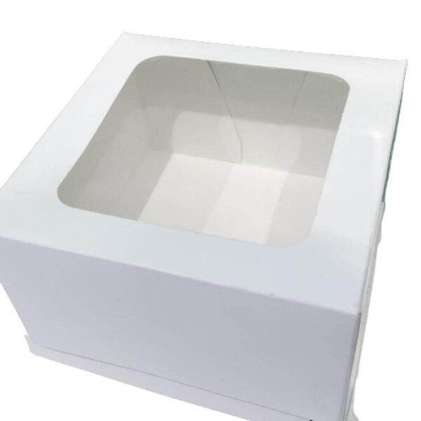 custom foldable white paper cup cake muffin packaging box individual 6 holes 8 holes 12 holes cupcake box with pvc window 4