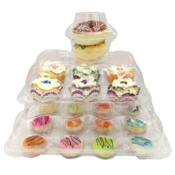 home bargains paper and plastic 6 12 holder cupcake containers individual cupcake box 5