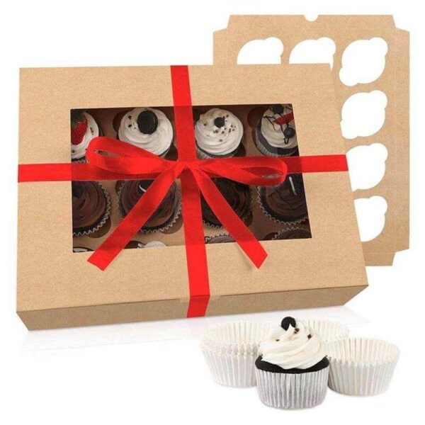 low price kraft boxes custom cupcake paper box for sale 2