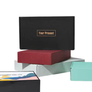 cajas de papel personalizado de lujo envases de alimentos plegable caja de regalo de impresión de papel de joyería clamshell caja de regalo magnético 1