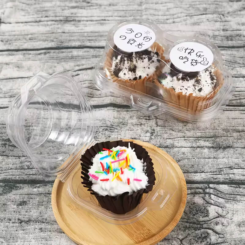 plastic cupcake boxes