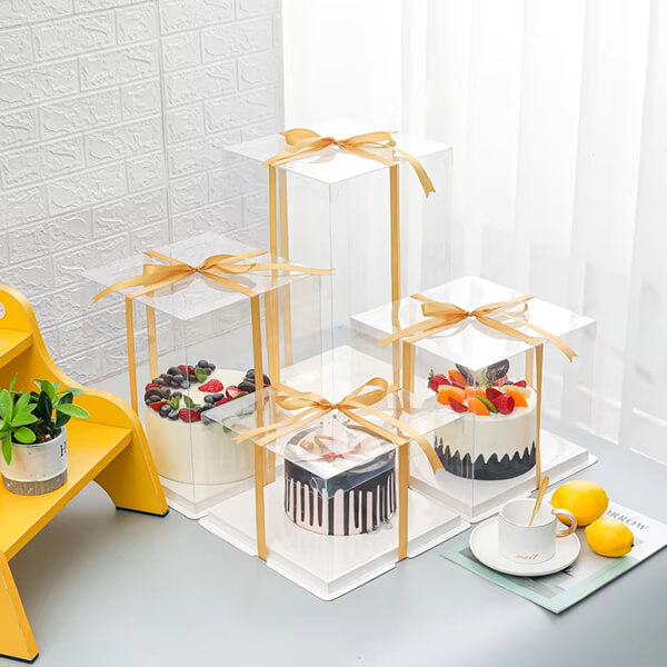 square transparent gift boxes