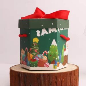 wholesale christmas fruit packaging box christmas eve candy carton gift box 5