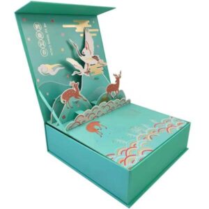 wholesale custom cardboard kids magnet gift box birthday packaging pop up 3d hardcover gift box 1