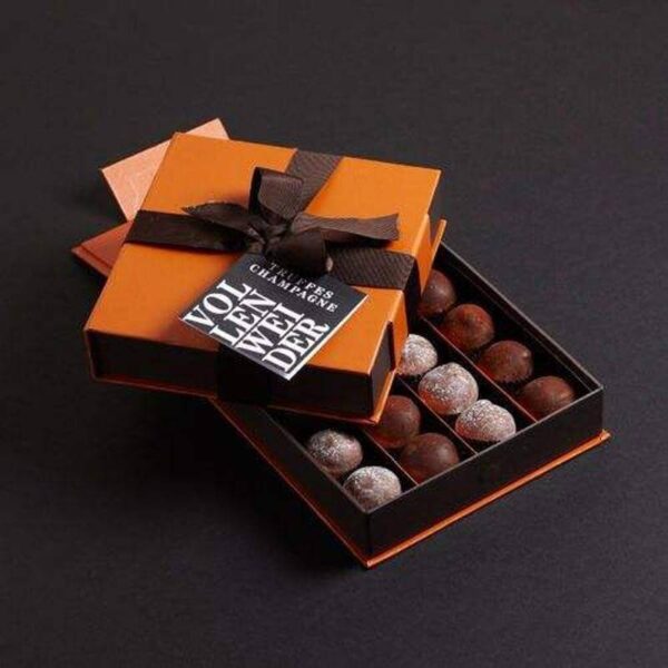 10 pc truffle chocolate box with tray display cardboard compound paper chocolate packaging gift box 1