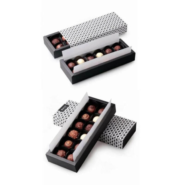 2024new design packaging high quality cardboard chocolate box with base and lid 3