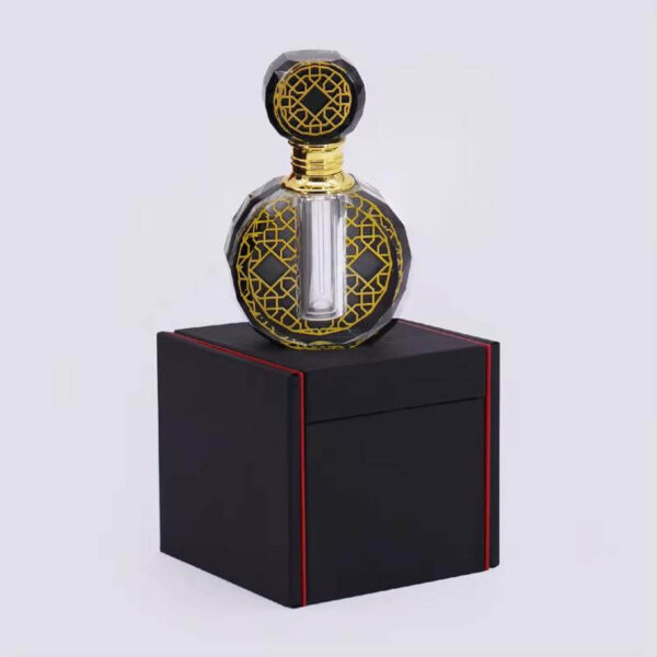 best selling oem design custom logo gold stamping leather perfume box high quality wood for perfume gift packaging unique style 3