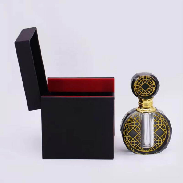 best selling oem design custom logo gold stamping leather perfume box high quality wood for perfume gift packaging unique style 4